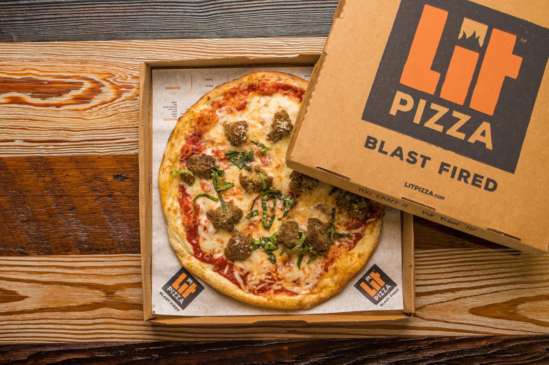 Lit Pizza and Izzo's Illegal Burrito